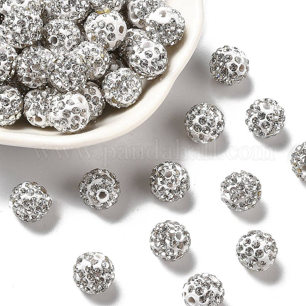 Wholesale Pave Disco Ball Beads Pandahall