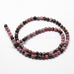 Natural Rhodonite Beads Strands&nbsp;G-G735-10-6mm