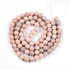 Baking Paint Glass Beads Strands&nbsp;DGLA-N003-10mm-C02