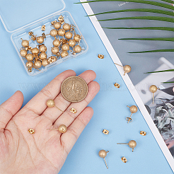 30Pcs 304 Stainless Steel Stud Earring Findings&nbsp;STAS-UN0044-58