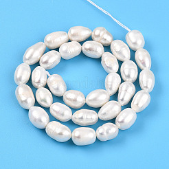 Natural Cultured Freshwater Pearl Beads Strands&nbsp;PEAR-N012-08P