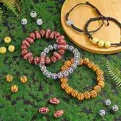 500Pcs 5 Style Craft Style Acrylic Beads&nbsp;FIND-SZ0005-81