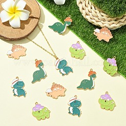 16Pcs 4 Styles Alloy Enamel Pendants&nbsp;FIND-YW0006-88