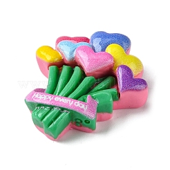 Spring Theme Opaque Resin Decoden Cabochons&nbsp;RESI-C045-04D