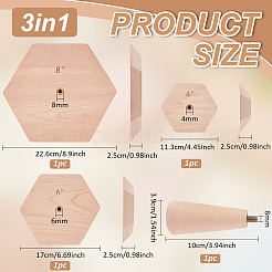Wood Ceramic Bowl Molds&nbsp;WOOD-WH0030-98A