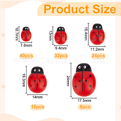 120Pcs 5 Styles Opaque Resin Cabochons&nbsp;CRES-WR0001-02