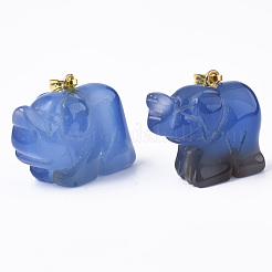Natural Agate Pendants&nbsp;G-R459-003C