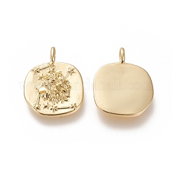 Brass Pendants&nbsp;KK-L188-23G