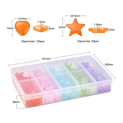 175Pcs 10 Style Imitation Jelly Acrylic Beads&nbsp;MACR-YW0001-80