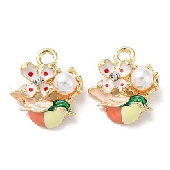 Alloy Enamel Pendants&nbsp;ENAM-Q449-01G