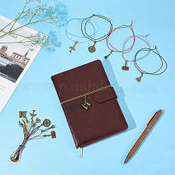 12Pcs 6 Styles Polyester Notebook Elastic Ropes&nbsp;HJEW-OC00393