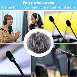 Polyester Wool Mic Covers&nbsp;DIY-WH20007-277B-03