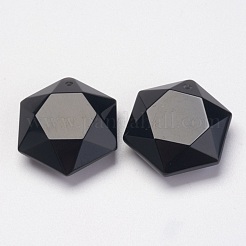 Natural Obsidian Pendants&nbsp;X-G-P264-06