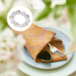 Acrylic Beaeded Napkin Rings&nbsp;AJEW-FH00003