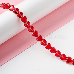 Transparent Glass Beads Strand&nbsp;GLAA-F112-01G