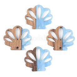 Resin & Walnut Wood Pendants&nbsp;RESI-S389-047B