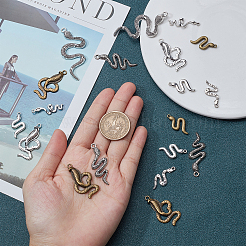 54Pcs 9 Style Tibetan Style Alloy Pendants&nbsp;TIBEP-SC0002-22