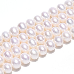 Natural Cultured Freshwater Pearl Beads Strands&nbsp;PEAR-N016-06C