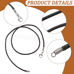 5Pcs 2.5MM Round Waxed Cord Necklace Making&nbsp;MAK-CL0001-04