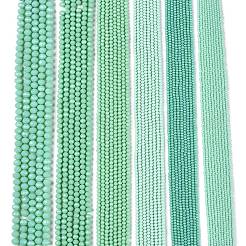 Opaque Solid Color Imitation Jade Glass Beads Strands&nbsp;EGLA-A044-P3mm-D14