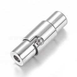 Tarnish Resistant 304 Stainless Steel Locking Tube Magnetic Clasps&nbsp;X-STAS-H019