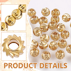 200Pcs Brass Spacer Beads&nbsp;KK-SC0008-12