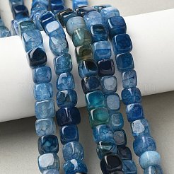 Natural Dragon Veins Agate Beads Strands&nbsp;G-G177-E02-05
