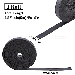 5M Flat Imitation Leather Cord&nbsp;LC-GF0001-05A-01