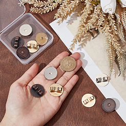 12Pcs 3 Styles Alloy Bolo Tie Slides Clasp Cabochon Settings&nbsp;FIND-PH0018-03