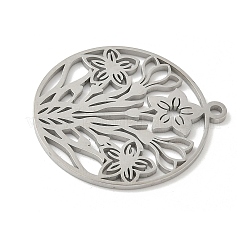 304 Stainless Steel Pendants&nbsp;STAS-V016-14P
