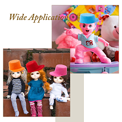 15Pcs 5 Colors EVA Craft Doll Hat&nbsp;DOLL-FH0001-06B