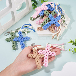 4Pcs Cotton Pendant Decorations&nbsp;HJEW-TA00403