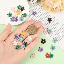 30Pcs Alloy Enamel Pendants&nbsp;ENAM-YW0005-92