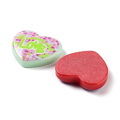 Opaque Resin Cabochons&nbsp;RESI-G085-03