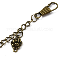 Tibetan Style Alloy Keychains&nbsp;KEYC-WH0025-027