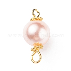 Shell Pearl Bead Connector Charms&nbsp;PALLOY-JF01349