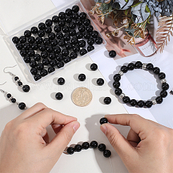 Natural Black Onyx Beads&nbsp;G-PA0002-38A