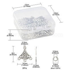 20Pcs Tibetan Style Alloy Chandelier Component Links&nbsp;FIND-YW0003-24