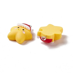 Christmas Theme Opaque Resin Pendants&nbsp;FIND-E025-16