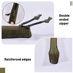Nylon & Plastic Outdoor Tactical Vest Zipper Strip&nbsp;DIY-WH0128-60B