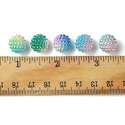 50Pcs 5 Colors Imitation Pearl Acrylic Beads&nbsp;OACR-FS0001-62B