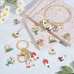 20Pcs 10 Style Alloy Enamel Pendants&nbsp;ENAM-SZ0003-28