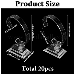 C Shaped ABS Plastic Single Bracelet Display Stands&nbsp;BDIS-WH20001-03A