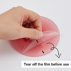 4Pcs 4 Colors Gradient Color Acrylic Cup Mats&nbsp;AJEW-GO0001-04