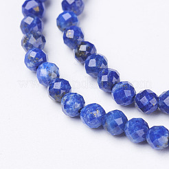 Natural Lapis Lazuli Beads Strands&nbsp;G-D165-A-3mm