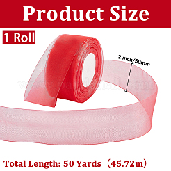 1 Rolls Sheer Organza Ribbon&nbsp;SRIB-CY0001-22C-05