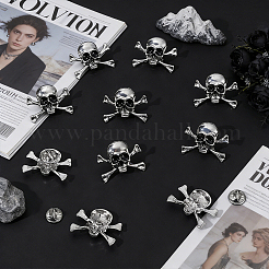 10Pcs Halloween Alloy Lapel Pin Backs for Backpack Clothes&nbsp;JEWB-UN0002-69B