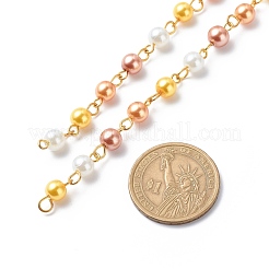 Handmade Glass Pearl Beaded Chains&nbsp;AJEW-JB01136-04