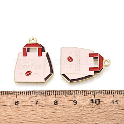 Alloy Enamel Pendants&nbsp;PALLOY-T093-18G
