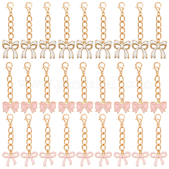 30Pcs 3 Styles Alloy Enamel Pendant Decorations&nbsp;HJEW-CP00077